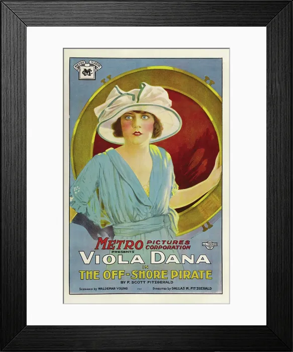 Framed Print : THE OFF-SHORE PIRATE, Viola Dana, 1921