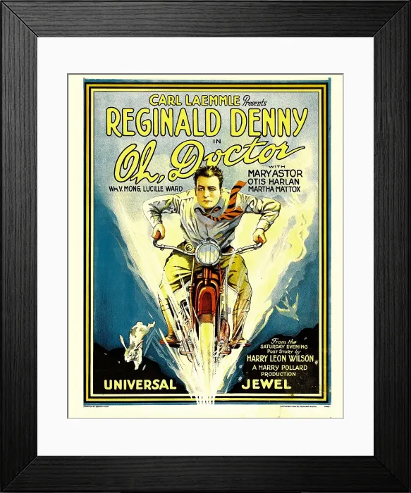 Framed Print : OH, DOCTOR, (aka OH, DOCTOR!), Reginald Denny, 1925 Framed Print : OH, DOCTOR, (aka OH, DOCTOR!), Reginald Denny, 1925