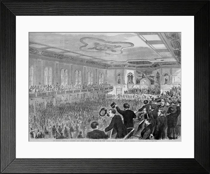 Framed Print : Democratic convention in session at Charleston, South Carolina, April 23-May 3, 1860