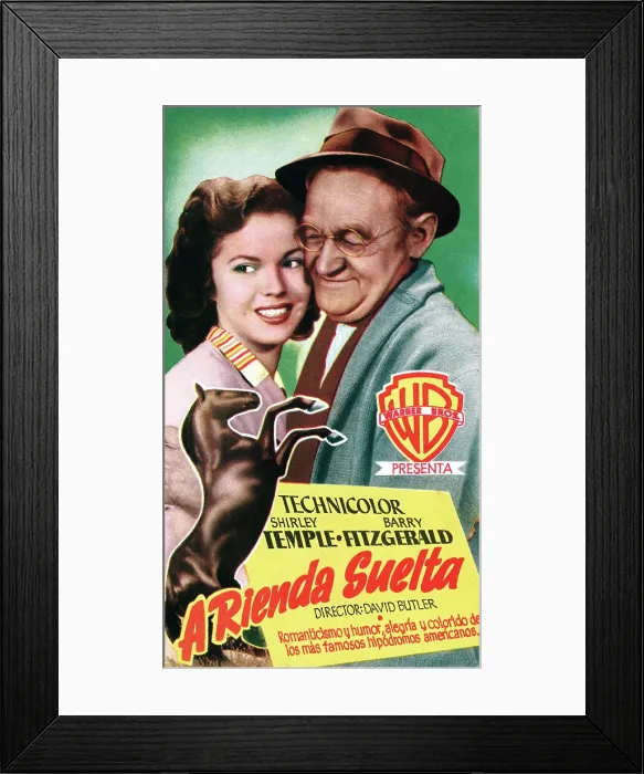 Framed Print : THE STORY OF SEABISCUIT, Shirley Temple, Barry Fitzgerald, 1949