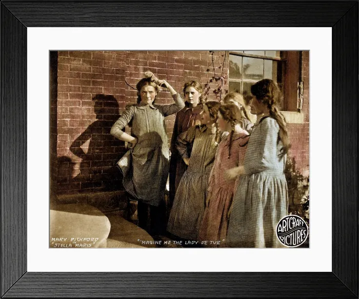 Framed Print : STELLA MARIS, Mary Pickford, (left), 1918 Framed Print : STELLA MARIS, Mary Pickford, (left), 1918