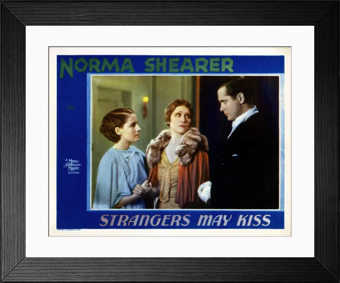 Framed Print : STRANGERS MAY KISS, from left, Norma Shearer, Irene Rich, Robert Montgomery, 1931 Framed Print : STRANGERS MAY KISS, from left, Norma Shearer, Irene Rich, Robert Montgomery, 1931