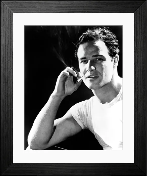 Framed Print : A STREETCAR NAMED DESIRE, Marlon Brando, 1951 Framed Print : A STREETCAR NAMED DESIRE, Marlon Brando, 1951