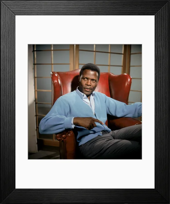 Framed Print : A PATCH OF BLUE, Sidney Poitier, 1965 Framed Print : A PATCH OF BLUE, Sidney Poitier, 1965