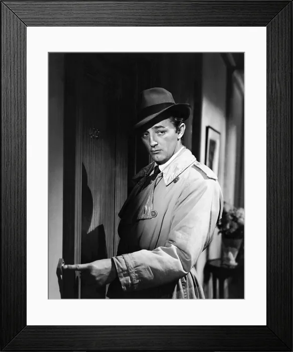 Framed Print : OUT OF THE PAST, Robert Mitchum, 1947
