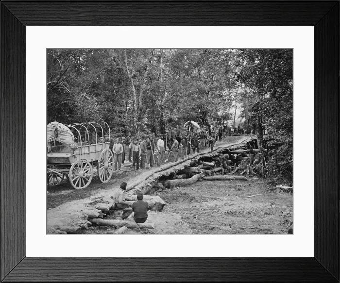 Framed Print : US Civil War, Peninsula Campaign, April-August, 1862