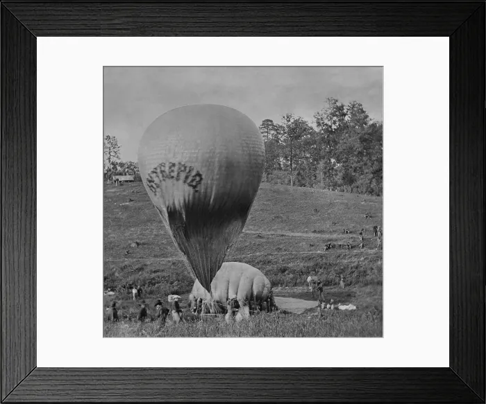 Framed Print : US Civil War, Peninsula Campaign, April-August, 1862. Battle of Fair Oaks / Battle of Seven Pines. Prof. Thaddeus S