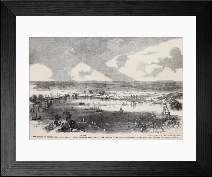 Framed Print : US Civil War, Peninsula Campaign, April-August, 1862