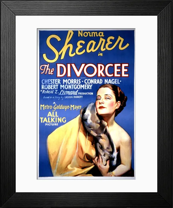Framed Print : THE DIVORCEE, Norma Shearer, 1930 Framed Print : THE DIVORCEE, Norma Shearer, 1930
