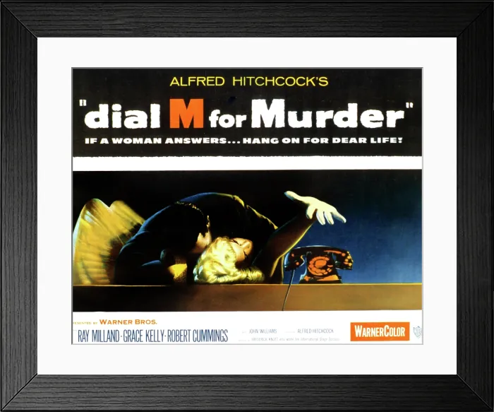 Framed Print : DIAL M FOR MURDER, Anthony Dawson, Grace Kelly, 1954 Framed Print : DIAL M FOR MURDER, Anthony Dawson, Grace Kelly, 1954