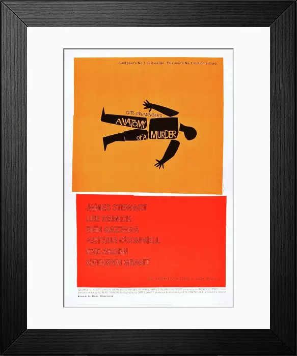 Framed Print : ANATOMY OF A MURDER, 1959