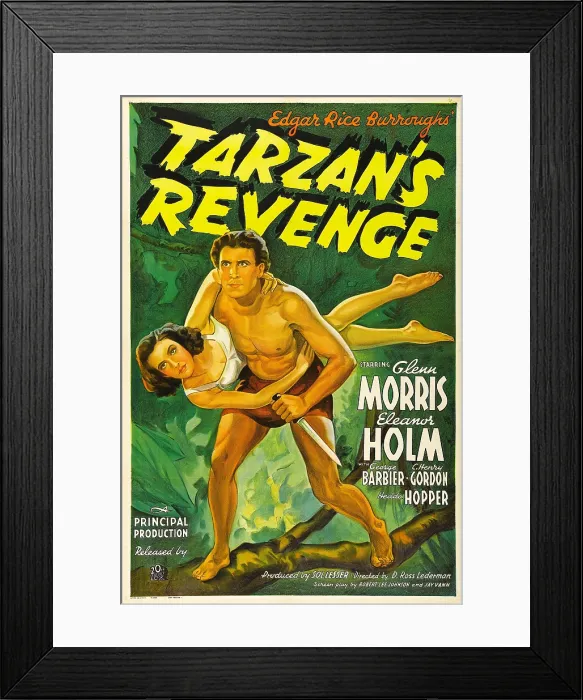 Framed Print : TARZAN'S REVENGE, from left: Eleanor Holm, Glenn Morris, 1938, TM and Copyright 20th Century Fox Film Corp. All rights reserved. / courtesy Everett Collection Framed Print : TARZAN'S REVENGE, from left: Eleanor Holm, Glenn Morris, 1938, TM and Copyright 20th Century Fox Film Corp. All rights reserved. / courtesy Everett Collection