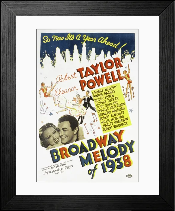 Framed Print : BROADWAY MELODY OF 1938, Eleanor Powell, Robert Taylor, 1937