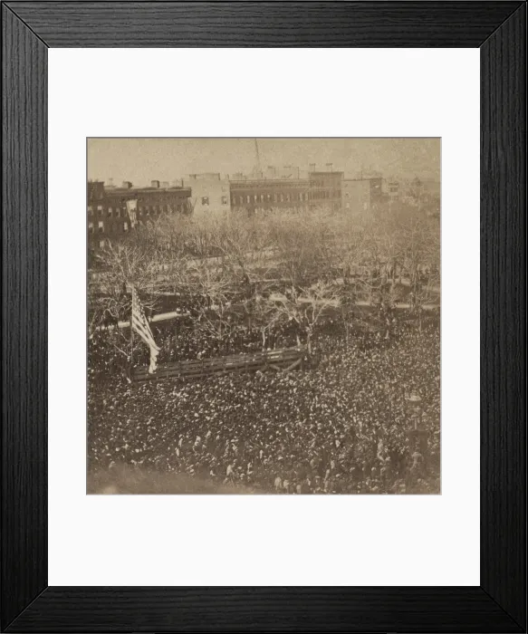 Framed Print : The Great Union Meeting in Union Square, New York City, April 20, 1861 Framed Print : The Great Union Meeting in Union Square, New York City, April 20, 1861