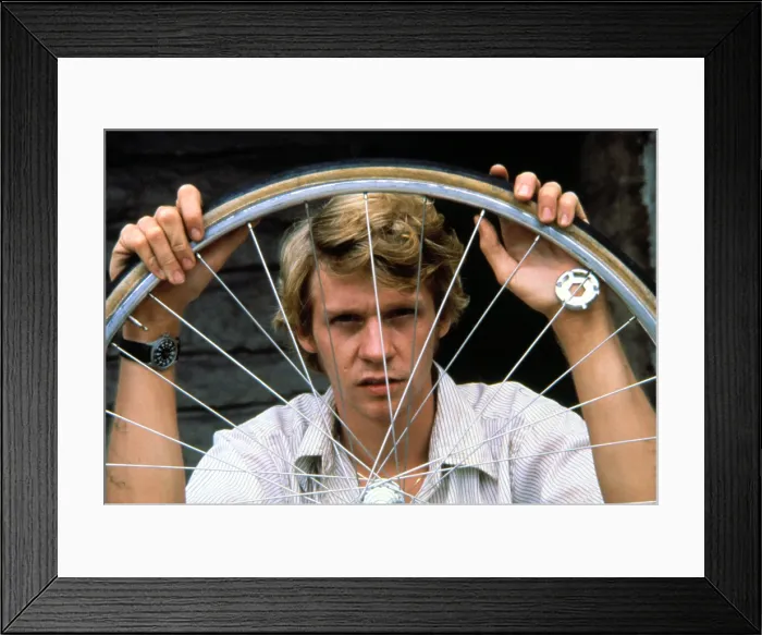 Framed Print : BREAKING AWAY, Dennis Christopher, 1979, TM & Copyright (c) 20th Century Fox Film Corp. All rights reserved
