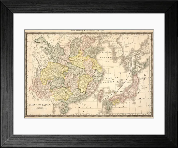 Framed Print : Map of eastern China and Japan, 1881, separated by the East China Sea, where the sovereignty Senkaku Islands, called the Diaoya Islands by Japan, are disputed by China, Taiwan Framed Print : Map of eastern China and Japan, 1881, separated by the East China Sea, where the sovereignty Senkaku Islands, called the Diaoya Islands by Japan, are disputed by China, Taiwan
