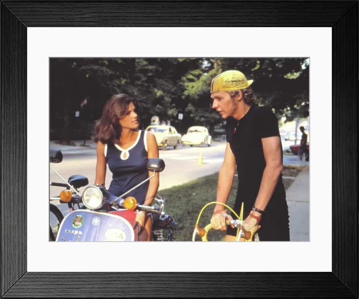 Framed Print : BREAKING AWAY, Robyn Douglass, Dennis Christopher, 1979, TM and Copyright (c) 20th Century-Fox Film Corp. All Rights Reserved