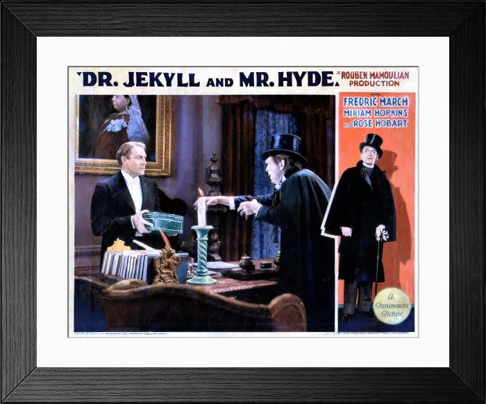 Framed Print : DR. JEKYLL AND MR. HYDE, from left, Holmes Herbert, Fredric March, 1931 Framed Print : DR. JEKYLL AND MR. HYDE, from left, Holmes Herbert, Fredric March, 1931