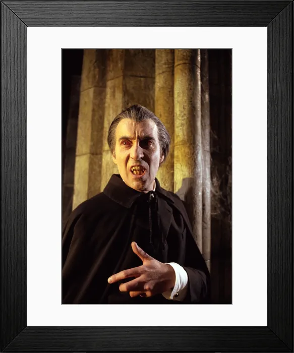 Framed Print : TASTE THE BLOOD OF DRACULA, Christopher Lee, 1970