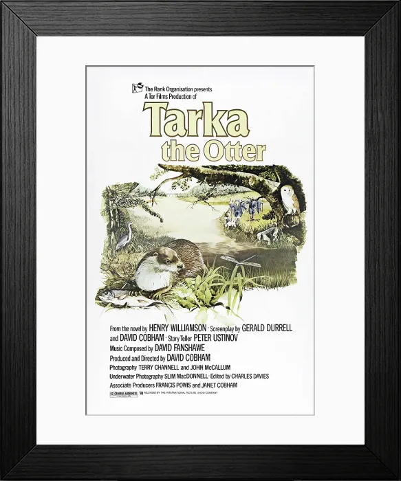 Framed Print : TARKA THE OTTER, US poster, 1979, Rank Film Distributors / courtesy Everett Collection