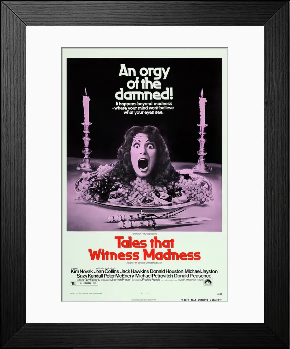 Framed Print : TALES THAT WITNESS MADNESS, US poster art, 1973
