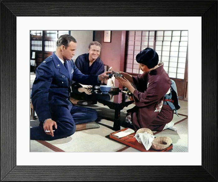Framed Print : SAYONARA, Marlon Brando, Red Buttons, Miyoshi Umeki, 1957 Framed Print : SAYONARA, Marlon Brando, Red Buttons, Miyoshi Umeki, 1957