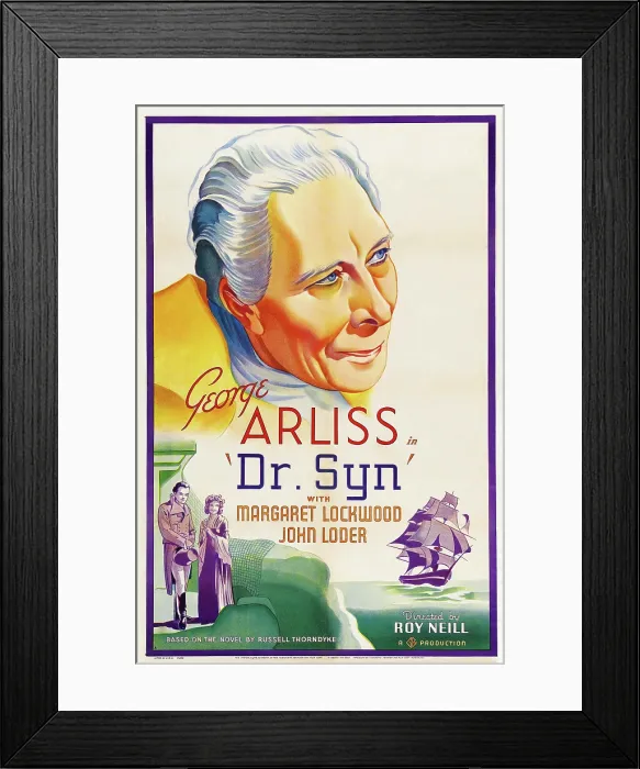 Framed Print : DOCTOR SYN, US poster art, (aka DR. SYN), George Arliss, 1937