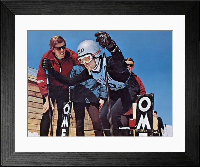 Framed Print : DOWNHILL RACER, Robert Redford, 1969 Framed Print : DOWNHILL RACER, Robert Redford, 1969