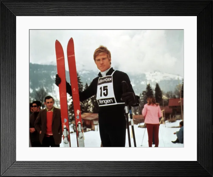 Framed Print : DOWNHILL RACER, Robert Redford, 1969