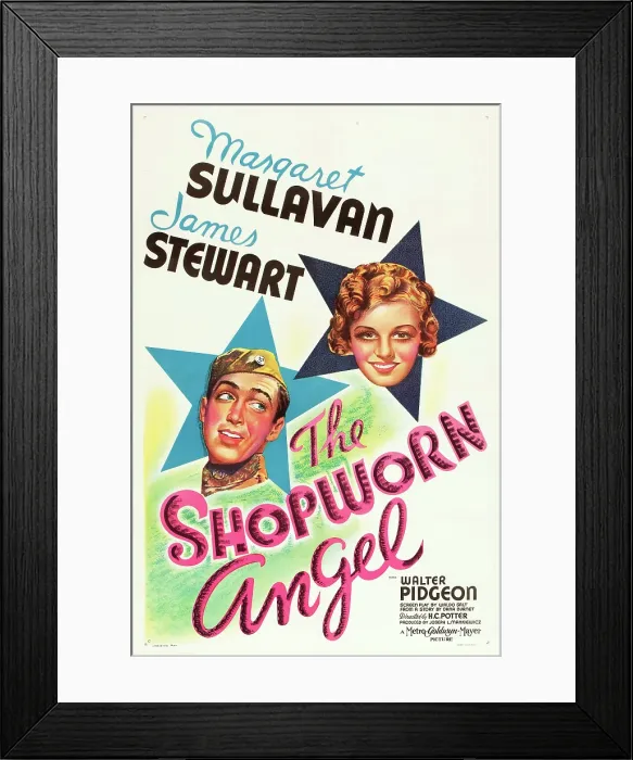 Framed Print : THE SHOPWORN ANGEL, James Stewart, Margaret Sullavan, 1938 Framed Print : THE SHOPWORN ANGEL, James Stewart, Margaret Sullavan, 1938