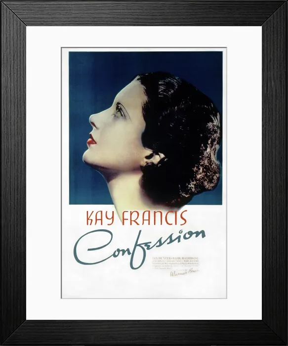 Framed Print : CONFESSION, Kay Francis, 1937