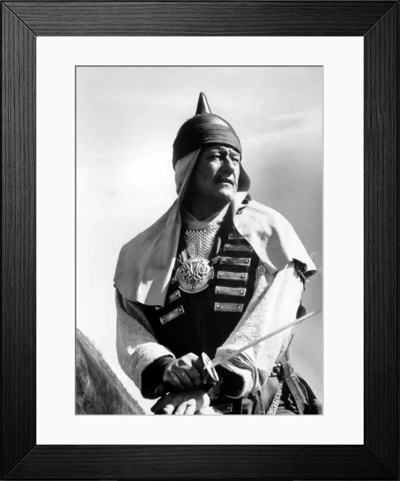 Framed Print : CONQUEROR, John Wayne, 1956. Courtesy: CSU Archives  /  Everett Collection