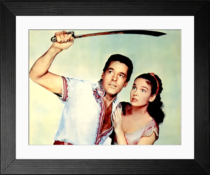 Framed Print : THE 7TH VOYAGE OF SINBAD, (aka THE SEVENTH VOYAGE OF SINBAD), Kerwin Mathews, Kathryn Grant, 1958