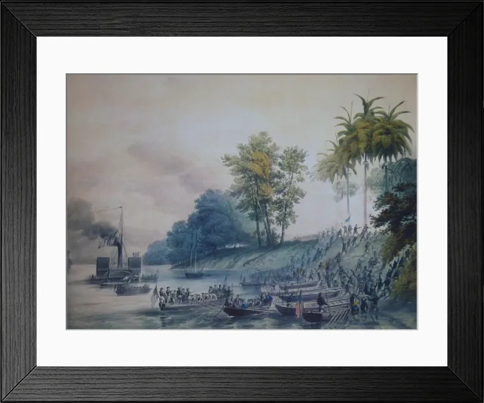 Framed Print : Mexican American War. Second Battle of Tabasco took place on May 16, 1847, and was a continuation of the First Battle of Tabasco of May 15, 1847 Framed Print : Mexican American War. Second Battle of Tabasco took place on May 16, 1847, and was a continuation of the First Battle of Tabasco of May 15, 1847