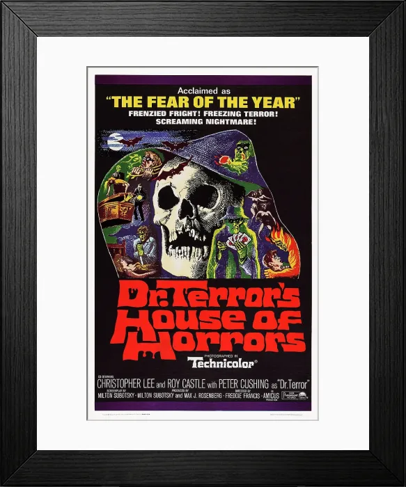 Framed Print : DR. TERROR'S HOUSE OF HORRORS, US poster art, 1965