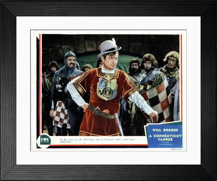 Framed Print : A CONNECTICUT YANKEE, Will Rogers, 1931, TM and copyright 20th Century Fox Film Corp. All rights reserved / Courtesy: Everett Collection