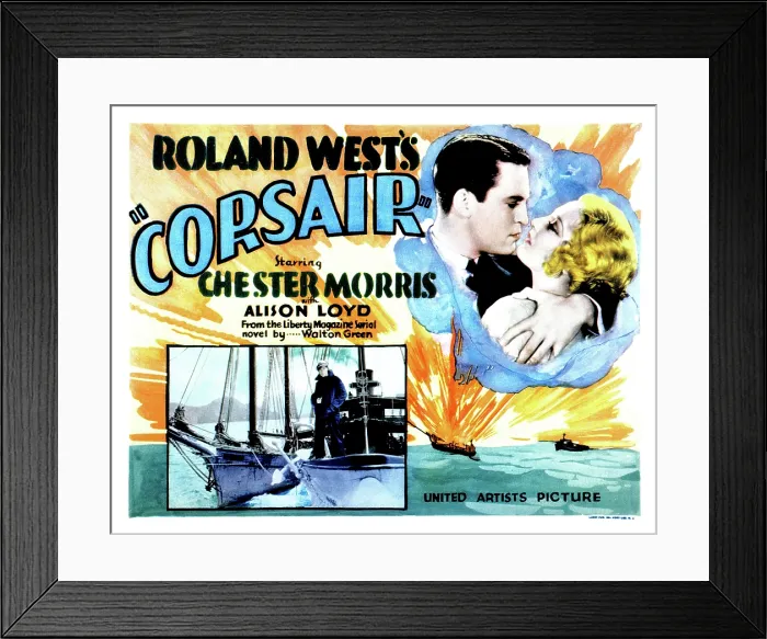 Framed Print : CORSAIR, Chester Morris, Thelma Todd, 1931