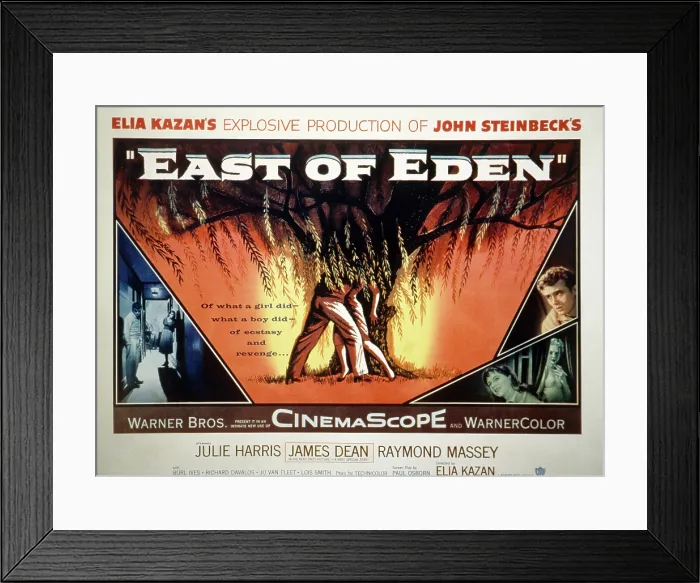 Framed Print : EAST OF EDEN, James Dean, Lois Smith, Julie Harris, Jo Van Fleet, 1955