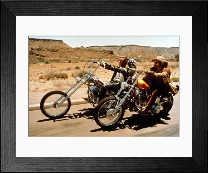 Framed Print : EASY RIDER, Peter Fonda, Dennis Hopper, 1969