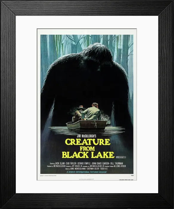 Framed Print : CREATURE FROM BLACK LAKE, US poster, 1976