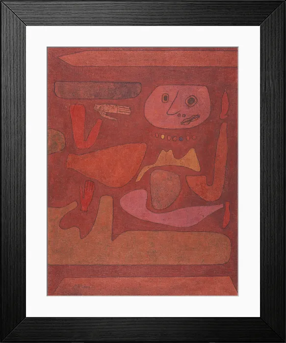 Framed Print : The Man of Confusion, 1939, by Paul Klee, 1879-1940, Swiss-born German, oil on canvas. (BSLOC_2023_4_99)