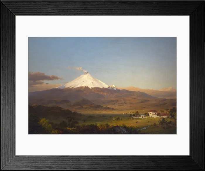 Framed Print : Cotopaxi, 1855, by Frederic Edwin Church, 1826-1900, Church read Alexander von Humboldt's descriptions of Cotopaxi Framed Print : Cotopaxi, 1855, by Frederic Edwin Church, 1826-1900, Church read Alexander von Humboldt's descriptions of Cotopaxi