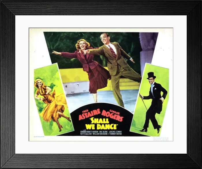 Framed Print : SHALL WE DANCE, from left, Ginger Rogers, Fred Astaire, 1937 Framed Print : SHALL WE DANCE, from left, Ginger Rogers, Fred Astaire, 1937