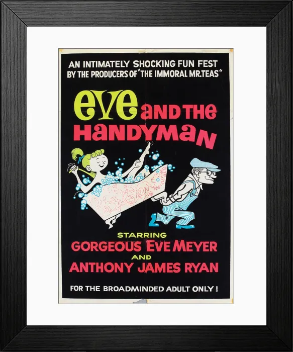 Framed Print : EVE AND THE HANDYMAN, US poster art, 1961