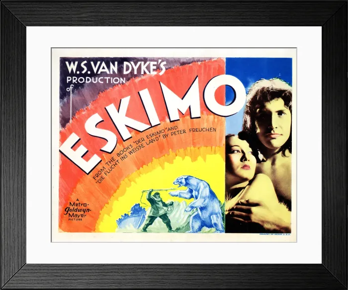 Framed Print : ESKIMO, from left, Lotus Long, Mala, 1933