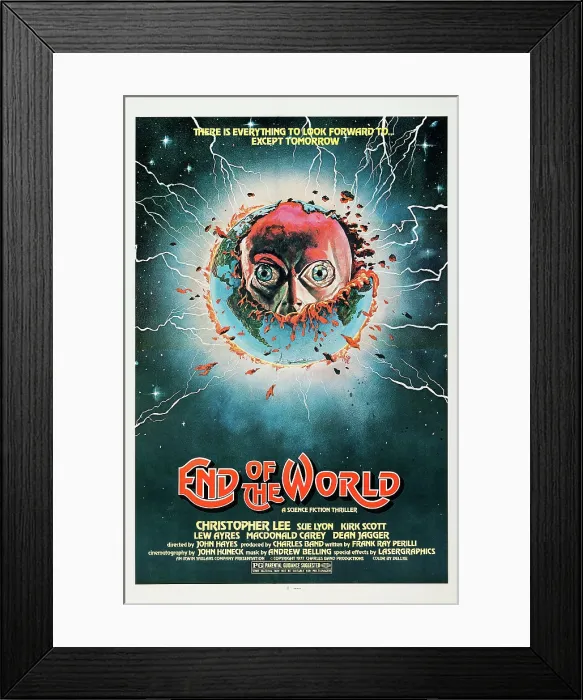 Framed Print : END OF THE WORLD, US poster art, 1977