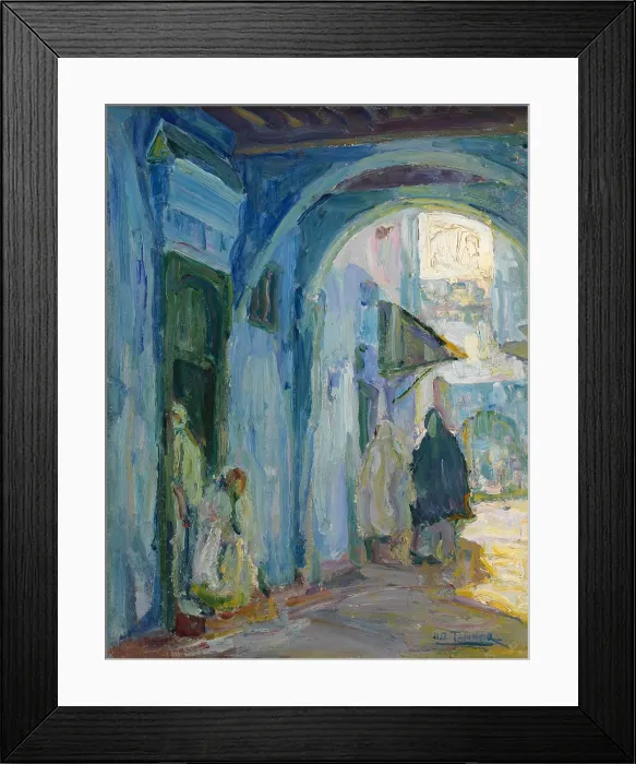 Framed Print : Street in Tangier, 1910, Henry Ossawa Tanner, 1859-1937. (BSLOC_2023_5_8)