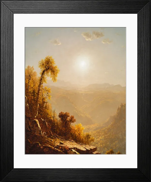 Framed Print : October in the Catskills, 1880, by Sanford Robinson Gifford, 1823-1880, American landscape painting, oil on canvas Framed Print : October in the Catskills, 1880, by Sanford Robinson Gifford, 1823-1880, American landscape painting, oil on canvas