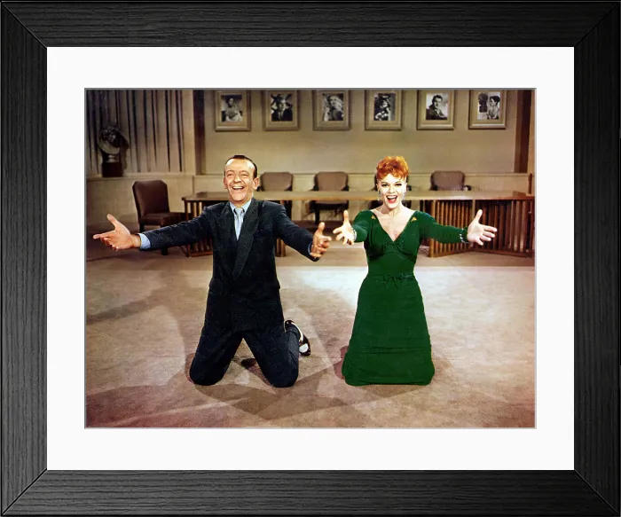 Framed Print : SILK STOCKINGS, Fred Astaire, Janis Paige, 1957