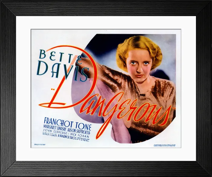 Framed Print : DANGEROUS, Bette Davis, 1935 Framed Print : DANGEROUS, Bette Davis, 1935